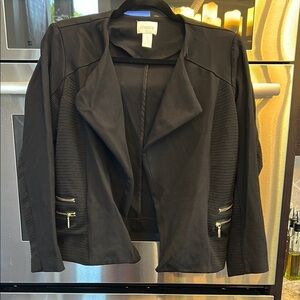 NWOT Chico's Black Blazer‎ Professional Chic